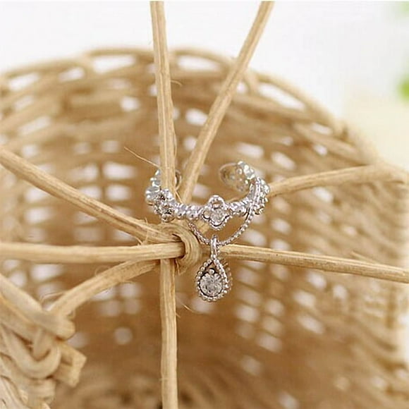 FcBaudy Earrings for Women, Gifts for Women Ear Folder Ear Cuff Wrap Rhinestone Cartilage Clip On Earring earring