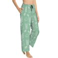 thumbnail image 6 of Salouo Tropical Pineapple Print Women's Pajama Pants Casual Loose Sweatpants PJs Flowy Pants Drawstring Palazzo for Women Wide Leg Pants Lounge Pajama -XX-Large, 6 of 8