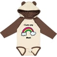 thumbnail image 3 of Inktastic I Love my Mom Boys or Girls Long Sleeve Baby Bodysuit, 3 of 5