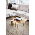thumbnail image 3 of Moe's Home Collection Font Aluminum Side Table with Granite Top in Brass/Black, 3 of 3