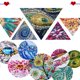 thumbnail image 4 of Kit de imagen de de imitación de pintura de diamante en forma especial de árbol colorido 5D Corazón Hugo Pintura de diamante de taladro completo, 4 of 8