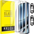 thumbnail image 1 of xixishop Screen Protector for Google Pixel 10 Pro XL with Camera Lens Protector, Easy Installation Tool, Fingerprint Unlocking Compatible, Tempered Glass Film, HD Clear, 2-Pack Each, 1 of 1