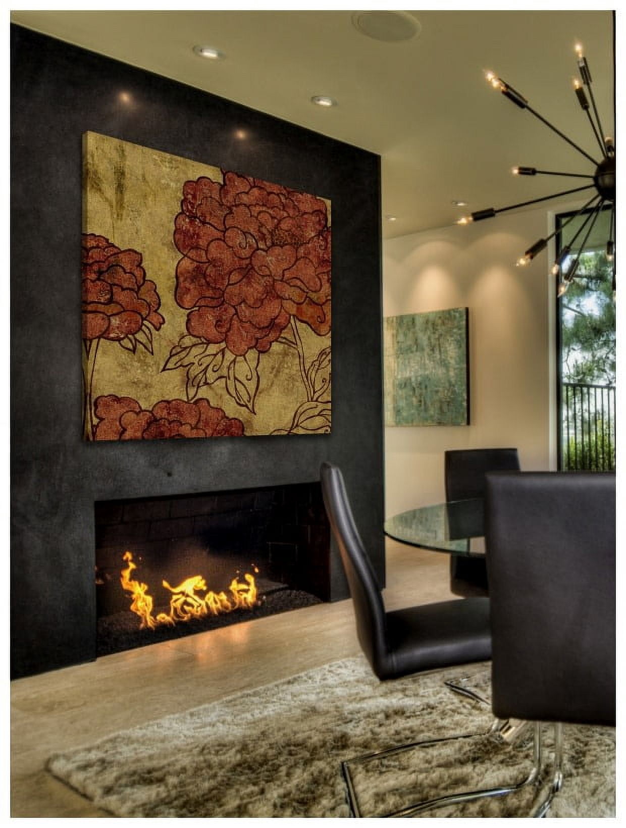 "Peonies I" Painting Print on Wrapped Canvas