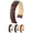 Brown Band / Silver Buckle, variant on Hirsch Boston Artisan Leather Watch Strap - Black - M - 12mm - Silver Buckle