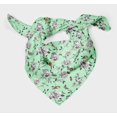 thumbnail image 3 of Bimba Green Bird & Floral Pure Silk Printed Head Bandanas Summer Neck Wrap Scarf 40 x 40 Inches, 3 of 6
