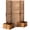 Natural Wood, variant on Alvantor 3 Panel Room Divider Wood Privacy Screen w Planter Box for Porch Living Room Dorm Yellow