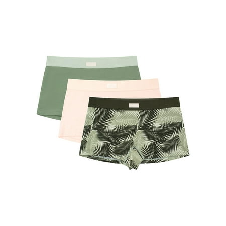

Kindly Yours Women’s Sustainable Cotton Boyshort Underwear 3-Pack