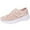 Pink, variant on Women's Casual Slip On Sneakers for Walking Lightweight Breathable Soft Sole Comfortable Daily Wear Shoes
