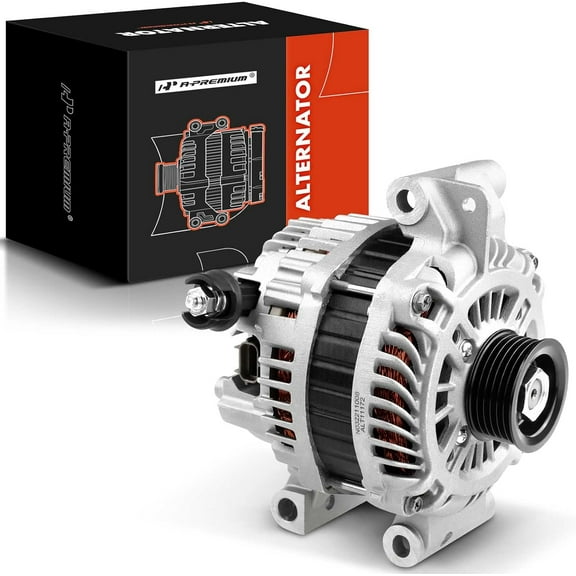 A-Premium Alternator Compatible with Ford Fusion 2006-2009 L4 2.3L & Mercury Milan 2006-2009 L4 2.3L, 12V 150A CW 6-Groove Pulley, Replace# 6E5T-10300-AB, 6E5T-10300-AD
