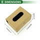 thumbnail image 5 of Soporte para Pañuelos de Coche Universal de Unique Bargains, Funda para Caja de Pañuelos, Organización de Pañuelos Extra Grande para Asiento Trasero, 17.5x13.5x8cm Cuero Sintético Beige, 5 of 6
