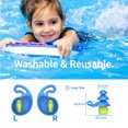 thumbnail image 4 of 3 Pairs Swimming Earplugs, Silicone Comfortable Earplugs with Storage Case, Fits Small Ears and Adults, Suitable for Swimming, Bathing, Surfing – Blue/Green/Orange-L, 4 of 7