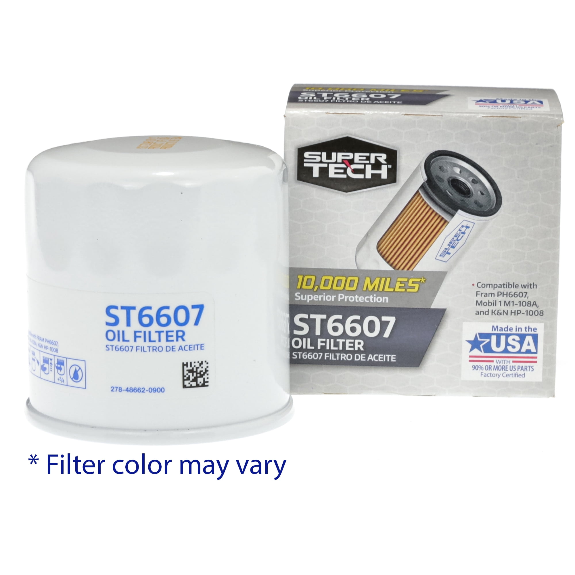 Super Tech ST6607 10K Mile Spin-On Motor Oil Filter Fits Honda and Infiniti Vehicles Fits select: 1998-2023 NISSAN ALTIMA, 2002-2023 HONDA CR-V