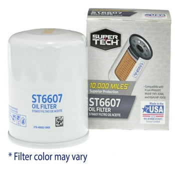 Super Tech ST6607 10K Mile Spin-On Motor Oil Filter Fits Honda and Infiniti Vehicles