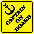 thumbnail image 5 of 6in x 6in Captain on Board Sticker, 5 of 6