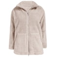thumbnail image 3 of Liyamei Children's Solid Color Double Zipper Fleece Jacket Yellow 9-10 Years, 3 of 5