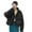 Black, variant on Winter Down Coat - Thickened Padded Stand Collar Neck Protection Jacket