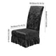 thumbnail image 2 of Cubiertas de Silla de Terciopelo para Sillas de Comedor Estirado con Falda 38-50x45-60cm, Cubierta de Sillas de Comedor de Tela Universal, Antideslizante, de Espalda Alta, para Casa, Hotel, Boda, 2 of 6
