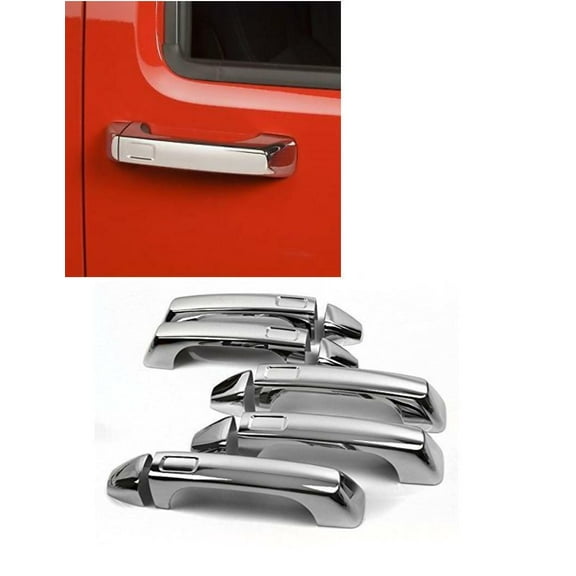Chrome Door Handle   Tailgate Handle Cover Trim FITs: Hummer H3 2006-10