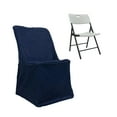 thumbnail image 2 of Efavormart Navy Blue Lifetime Polyester Reusable Folding Chair Cover, Durable Chair Cover, 2 of 5