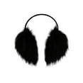 thumbnail image 3 of CYSFASHION Ear Muffs for Woman Plush Cold Weather Faux Fur Christmas Gifts for Grandkids Women Winter Fashion Cover Warmer Men Earmuffs Black, 3 of 3