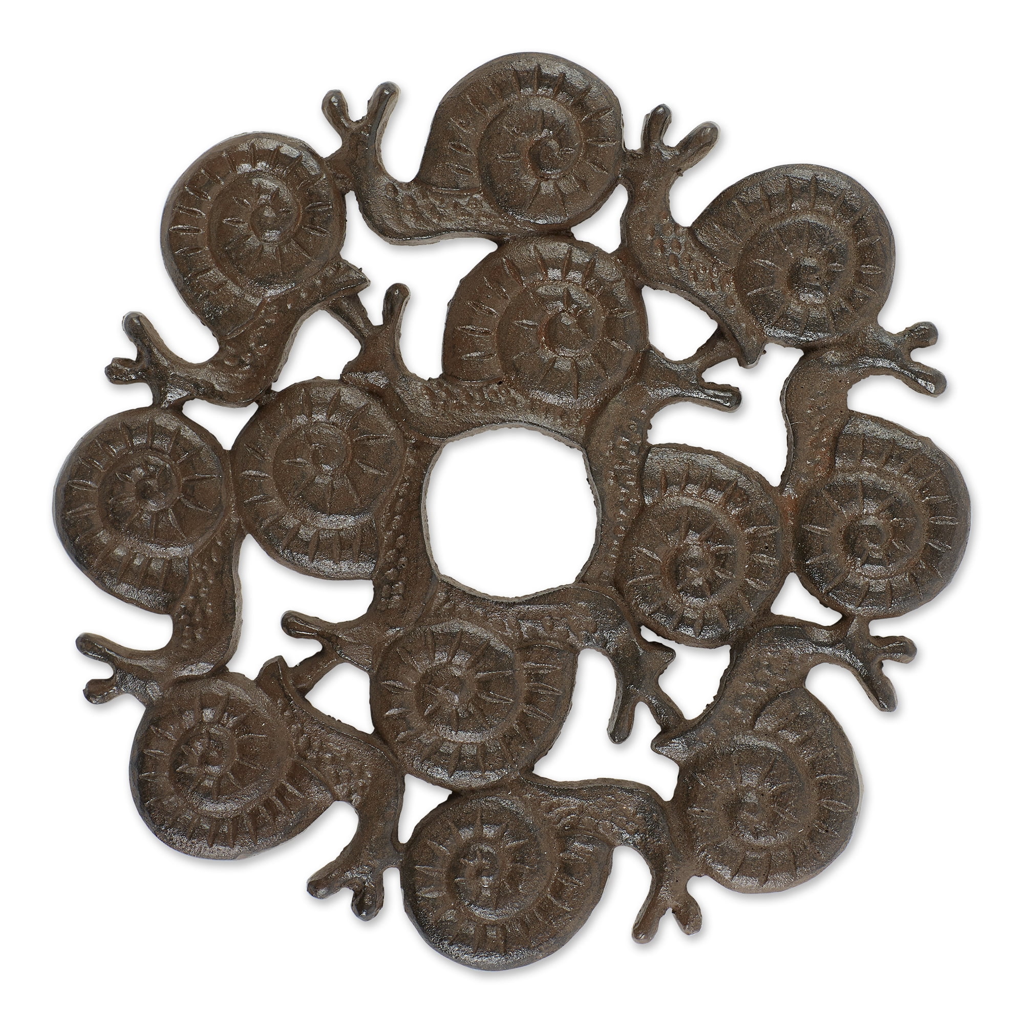 Snail Design Cast Iron Stepping Stone - Walmart.com