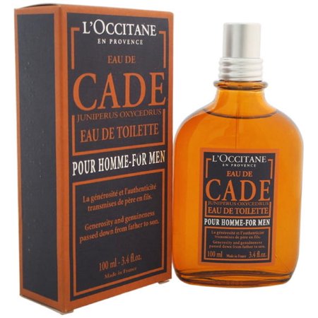 L'Occitane Eau De Cade Eau de Toilette For Men 3.4 oz (Pack of 4)