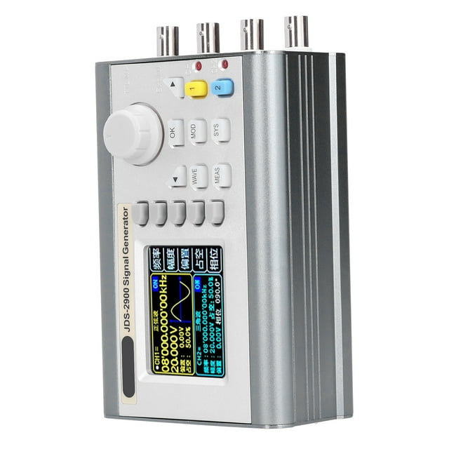 Signal Generator, Professional DDS Function, Dual Channel Signal Generator, DDS Signal Generator, For Industry Easy To Use Adjustable Broadcast UK Plug,US Plug,AU Plug,EU Plug