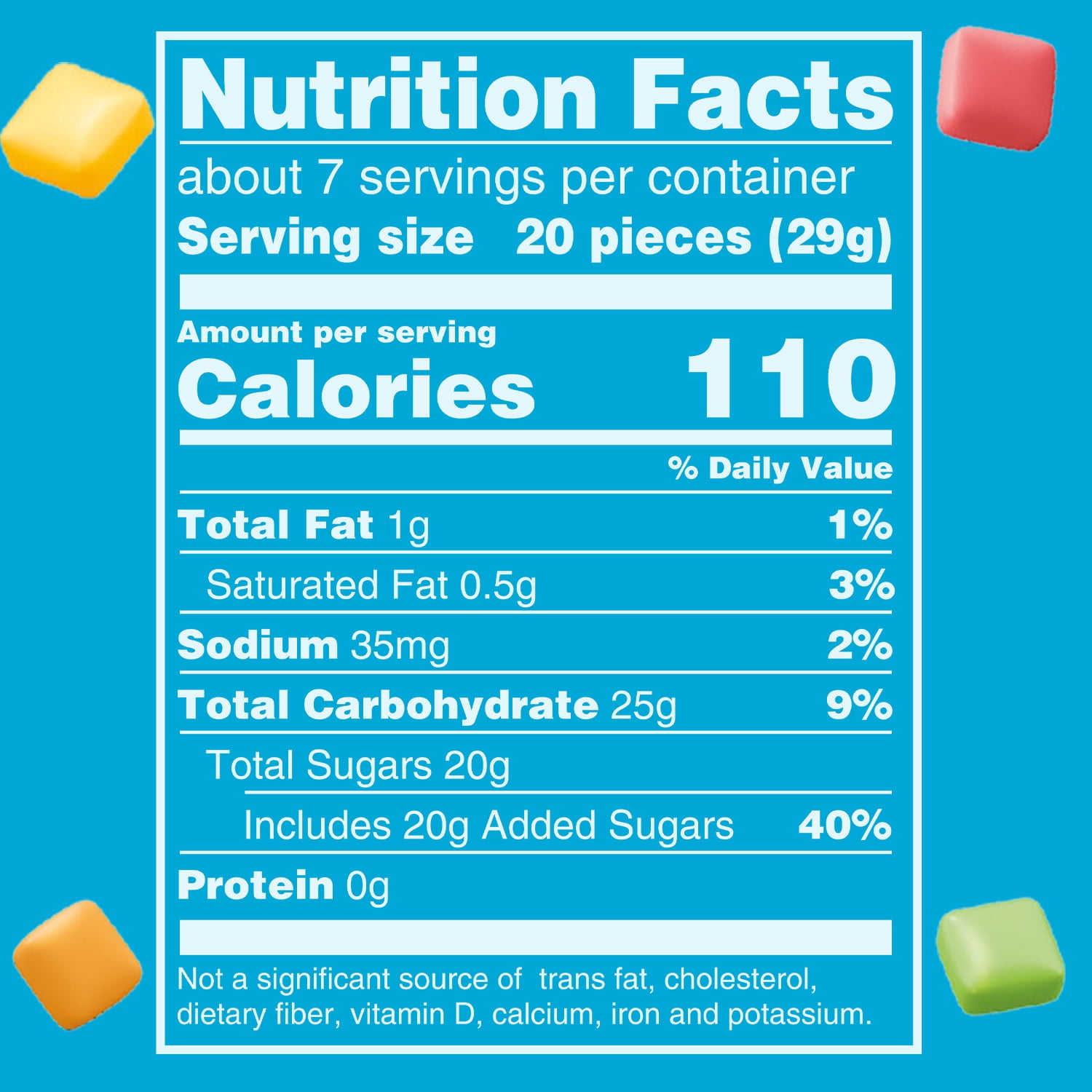 Starburst Minis Tropical Sunset Unwrapped Fruit Chews, Grab'N'Go - 7.2 oz Bag