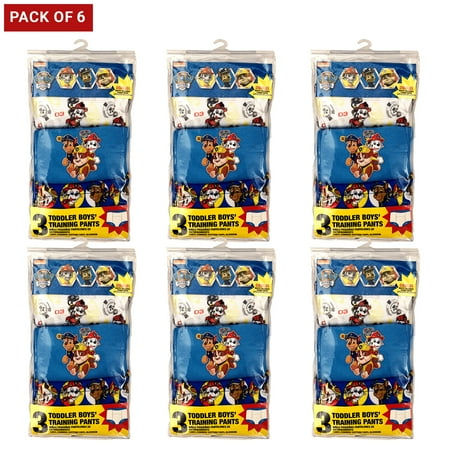 

Paw Patrol Toddler Boys 3pk Training Pants 4t Pack Of 6