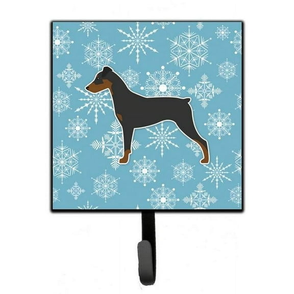 Carolines Treasures BB3513SH4 Winter Snowflake German Pinscher Leash or Key Holder