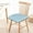 Blue, variant on Fiudx Thickened Dining Chair Cushion, 40Cm Square Summer Office Seat Cushion with Anti-Slip Straps, 1-Pack