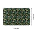 thumbnail image 2 of Bathroom Rugs Non Slip Washable - green plants_A Kitchen Mats for Floor, Area Rugs for Entryway Rugs Indoor, Laundry Bathroom Room Door Rug with Rubber Backing 20x31.5in, 2 of 8