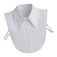 thumbnail image 1 of Cuello Falso para Mujer, Media Camisa, Solapa Desmontable, Blusa Ajustable, Chal Superior, 1 of 9