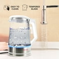 thumbnail image 5 of Aiwa 2-Liter Glass Electric Water Kettle, Cordless Hot Water Boiler with Auto-Shutoff, White, 5 of 8