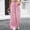 Style1-Pink pants for women, variant on Maqroz Wide Leg Pants Women Plus Size Striped Gingham Palazzo Pants Drawsting Casual Loose Fit Elastic High Waisted Bottoms Trousers with Pockets Pajama Lounge Pants Brown M