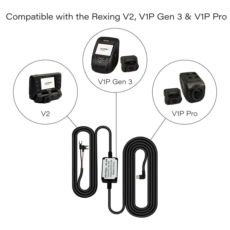 3rd Gen Rexing V1p Pro Rexing Adhesive Mount For Rear Camera For