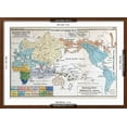 thumbnail image 3 of Ernst Haeckel Map Lemuria Human Origins, Framed Art Print Wall Art by Paul Stewart Sold by ArtCom, 3 of 6