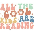 thumbnail image 2 of CafePress - All The Cool Kids Are Reading - 5'x7'Area Rug, 2 of 5