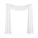 thumbnail image 1 of Tela para Drapeado de Boda, 1 Panel, 29,5 Pulgadas X 19,6 Pies, Cortinas Transparente Ceremonia Boda, 1 of 5