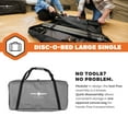 thumbnail image 5 of Disc-O-Bed Single Cot, Portable Sleep Solution for Tents & Cabins, Grey, Large, 5 of 11