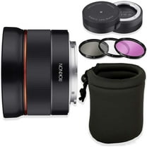 Rokinon AF 24mm f/2.8 FE Lens for Sony E-Mount Cameras with Sony Lens Station   HD Filters & Lens Case