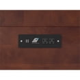 thumbnail image 2 of Pemberly Row Lit Escamotable Moderne en Bois Format Double avec Matelas, Noyer, 2 of 20
