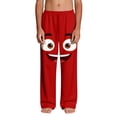 thumbnail image 2 of OGLCCG Beach Pants for Boys Funny Graphic Print Casual Summer Elastic Waist Vacation Pants with Pockets Wide Leg Loung Trousers 4-14 Years, 2 of 8
