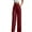 Wine, variant on Women's High Waisted Pleated Dress Pants, Straight Leg Wide Leg Work Trousers, Casual Business Pants for Office, Daily Wear and Versatile Outfits Black L