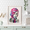 thumbnail image 2 of Mujer diamante pintura 5D DIY completo redondo Rhinestone lienzo pared arte regalo 40x50cm Hugtrwg Para estrenar, 2 of 9