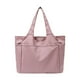 thumbnail image 1 of Bolso de mano grande, ligero y con asa superior, bolso deportivo para gimnasio, para vacaciones y viajes. Rosa, 1 of 9