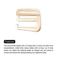 thumbnail image 4 of Unique Bargains 1.26' 32mm Webbing Release G Hook Buckle Adjusters for Backpack Strap, 8Pack Gold Tone, 4 of 5