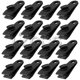 thumbnail image 1 of 12 abrazaderas para lona, juego de abrazaderas para lona resistentes, abrazadera instantánea para toldo, para tiendas de campaña, caravana, jardín, cubierta de sombra, negro (12), 1 of 5