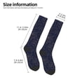thumbnail image 5 of Balery Copper-Gold Gloss Outline Navy Dark Blue Fun Novelty Socks Men'S Women'S Crew Socks Funny Crazy Novelty Socks Quirky And Cool Socks, 5 of 9
