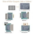 thumbnail image 2 of Gymax 4 x 6 FT Faux Fur Soft Shag Area Rug Fluffy Throw Carpet Non-slip Home Light Grey, 2 of 10